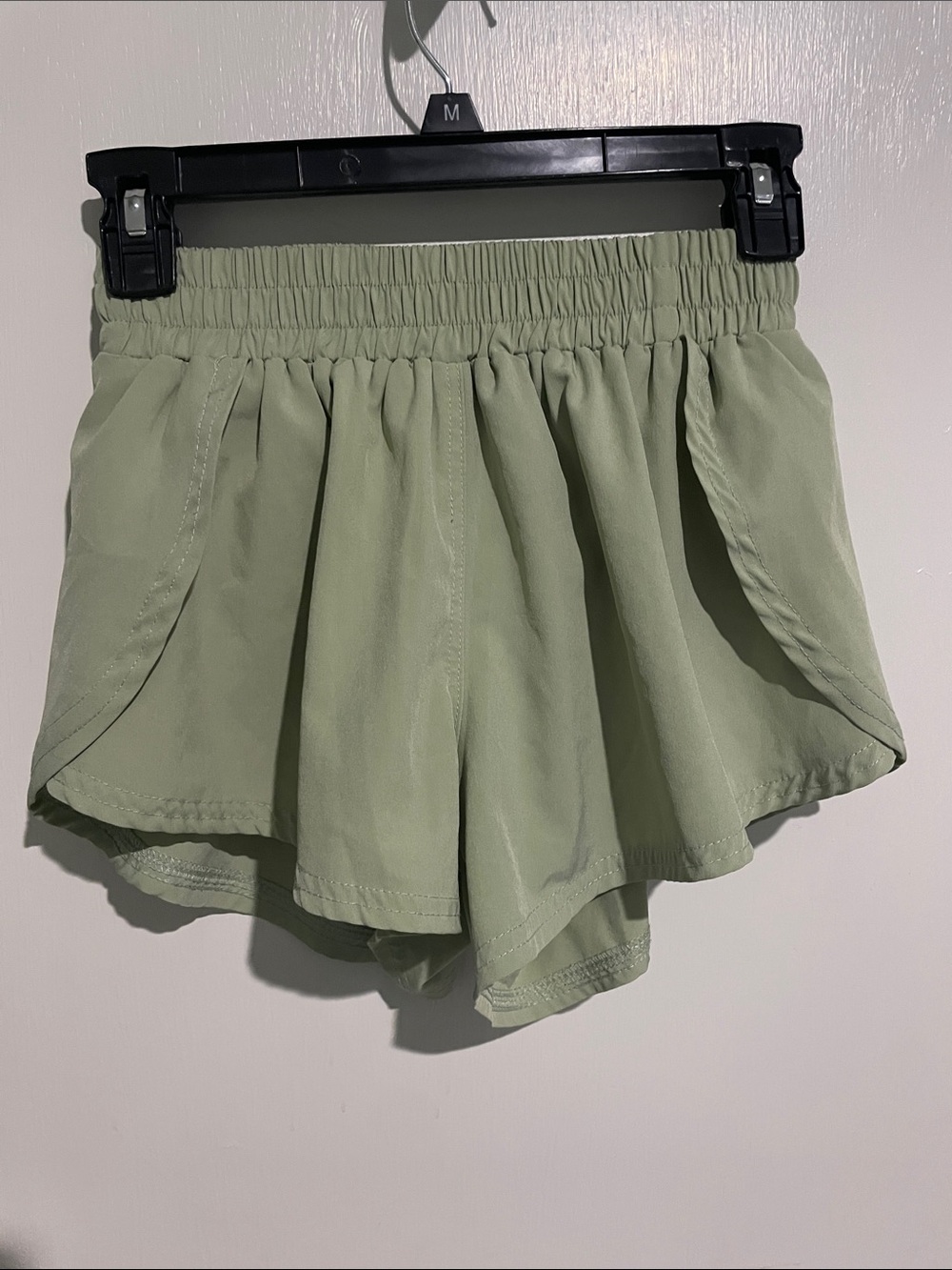 Altar'd State Sage Green Athletic Shorts